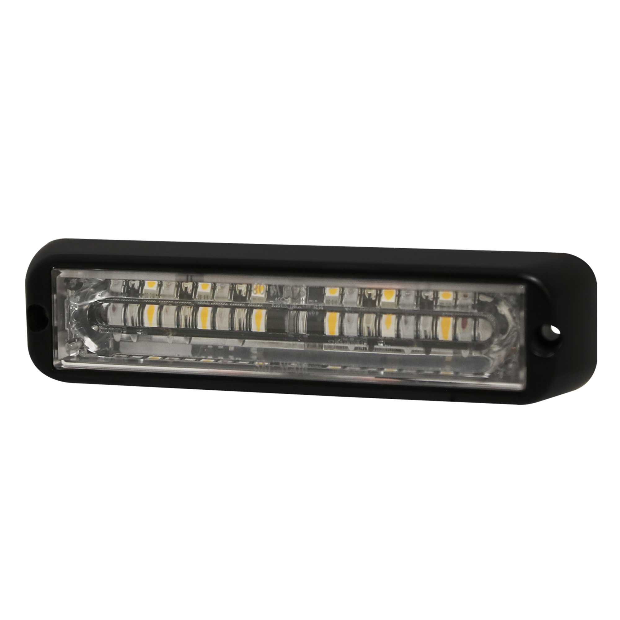 ECCO, Directional Warning Light: dual-color, amber/clear, Light Type LED, Lens Color Clear, Included (qty.) 1 Model# ED3766AC